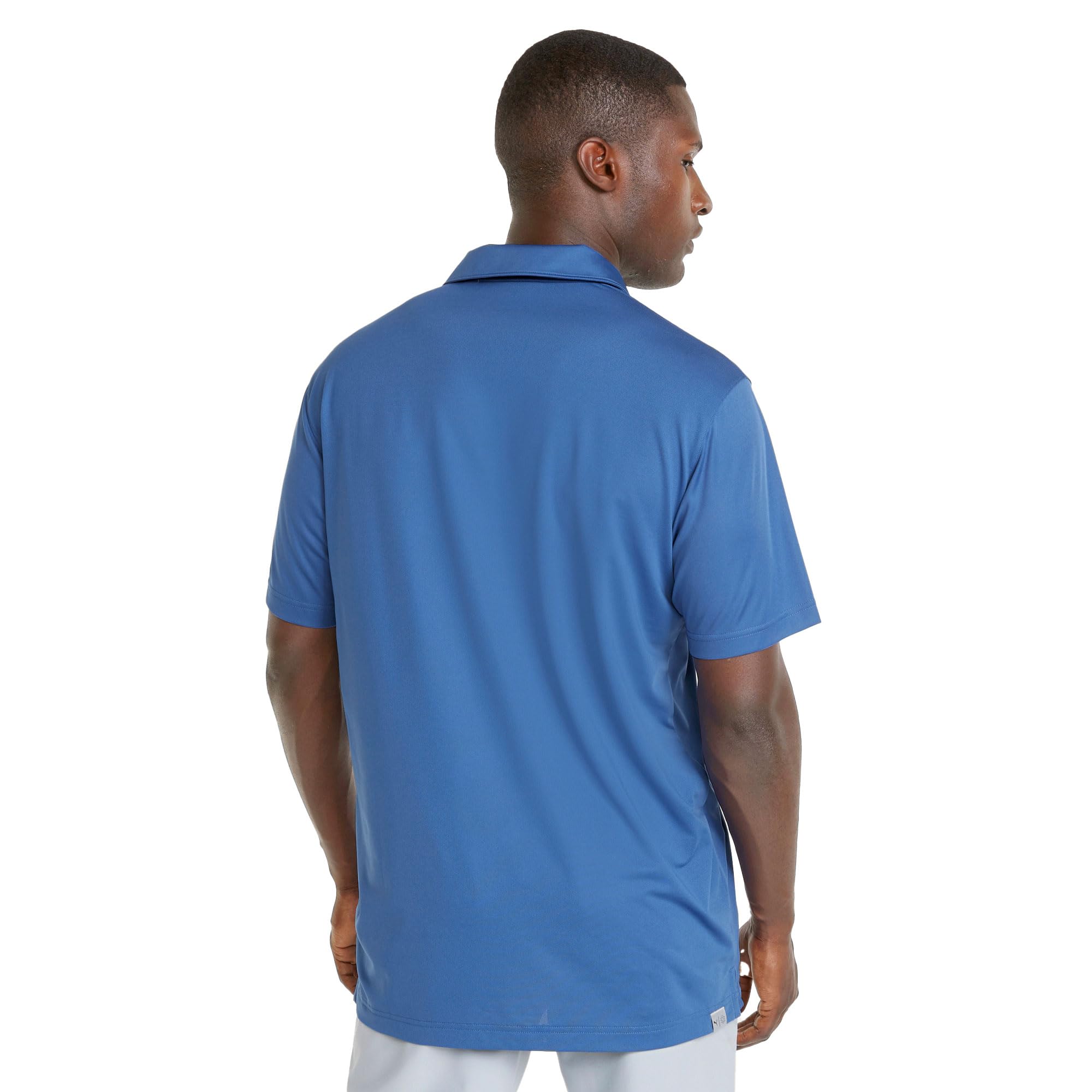 Puma Men's Gamer Golf Polo Shirt - Moisture Wicking, UV Protection, Comfort Fit - Bright Cobalt Blue, Size XL - Perfect for Golf Courses, Casual Wear & Outdoor Activities