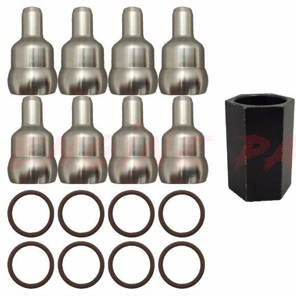 Ford 6.0L Powerstroke Oil Rail Leak Repair Kit with O-Rings & Injector Seal Kits - Complete Diesel Engine Repair Tool for F250 F350 F450 Trucks - Fix Oil Leaks & Improve Performance