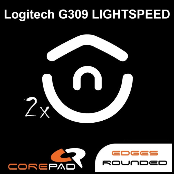 Corepad Skatez Mouse Feet for Logitech G309 LIGHTSPEED - Ultra Smooth Gliding Gaming Mouse Skates - Perfect for FPS, MOBA, and Esports Gaming