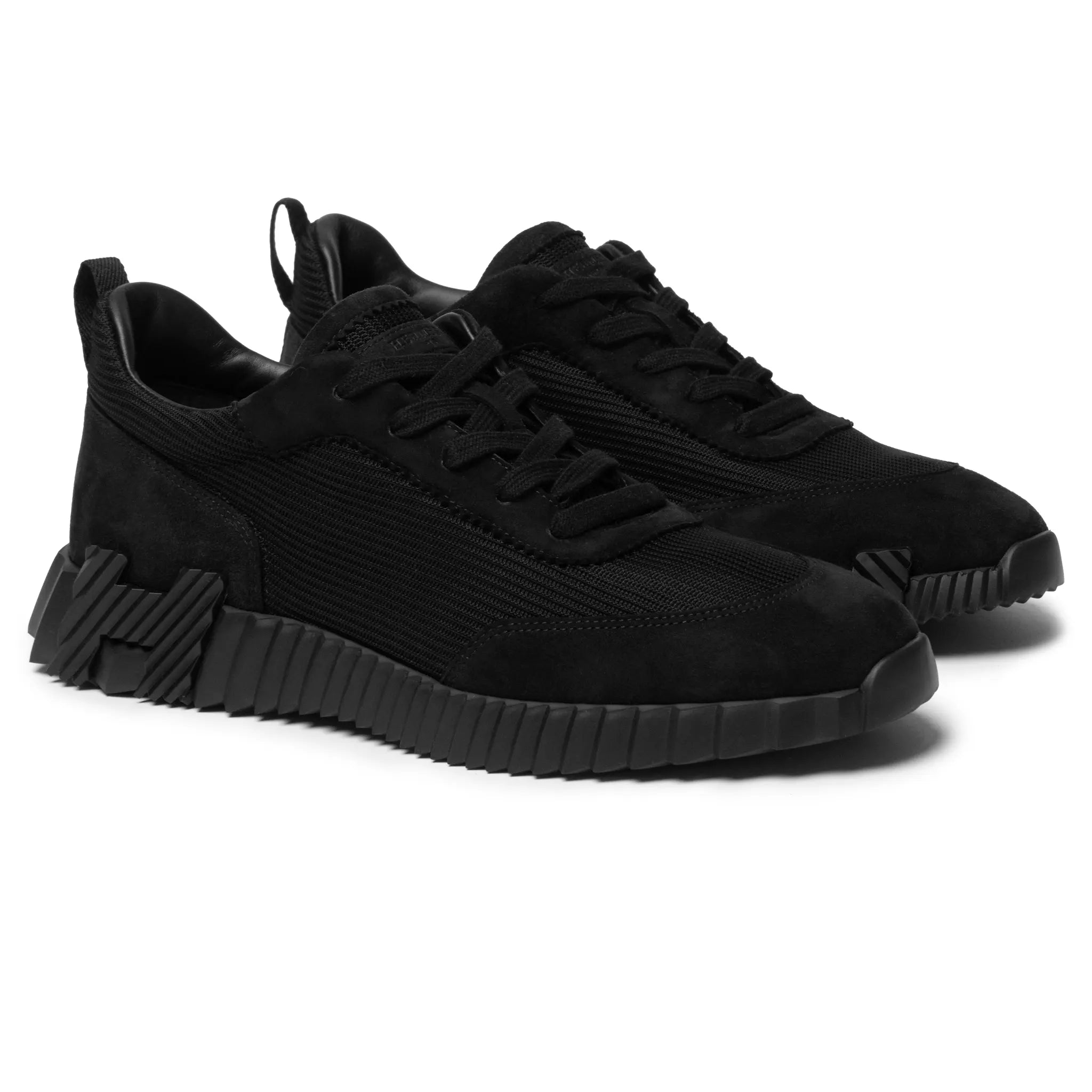 Hermès Paris Triple Black Bouncing Sneakers - Luxury Men's & Women's Casual Shoes for Running, Walking & Streetwear Fashion