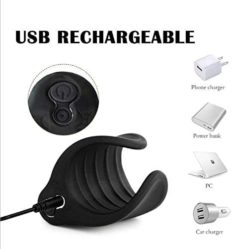 Premium Glans Vibrator for Men - Electric Penis Head Massager & Male Masturbator - Enhance Sexual Pleasure & Endurance - Perfect for Solo Play & Couples Use