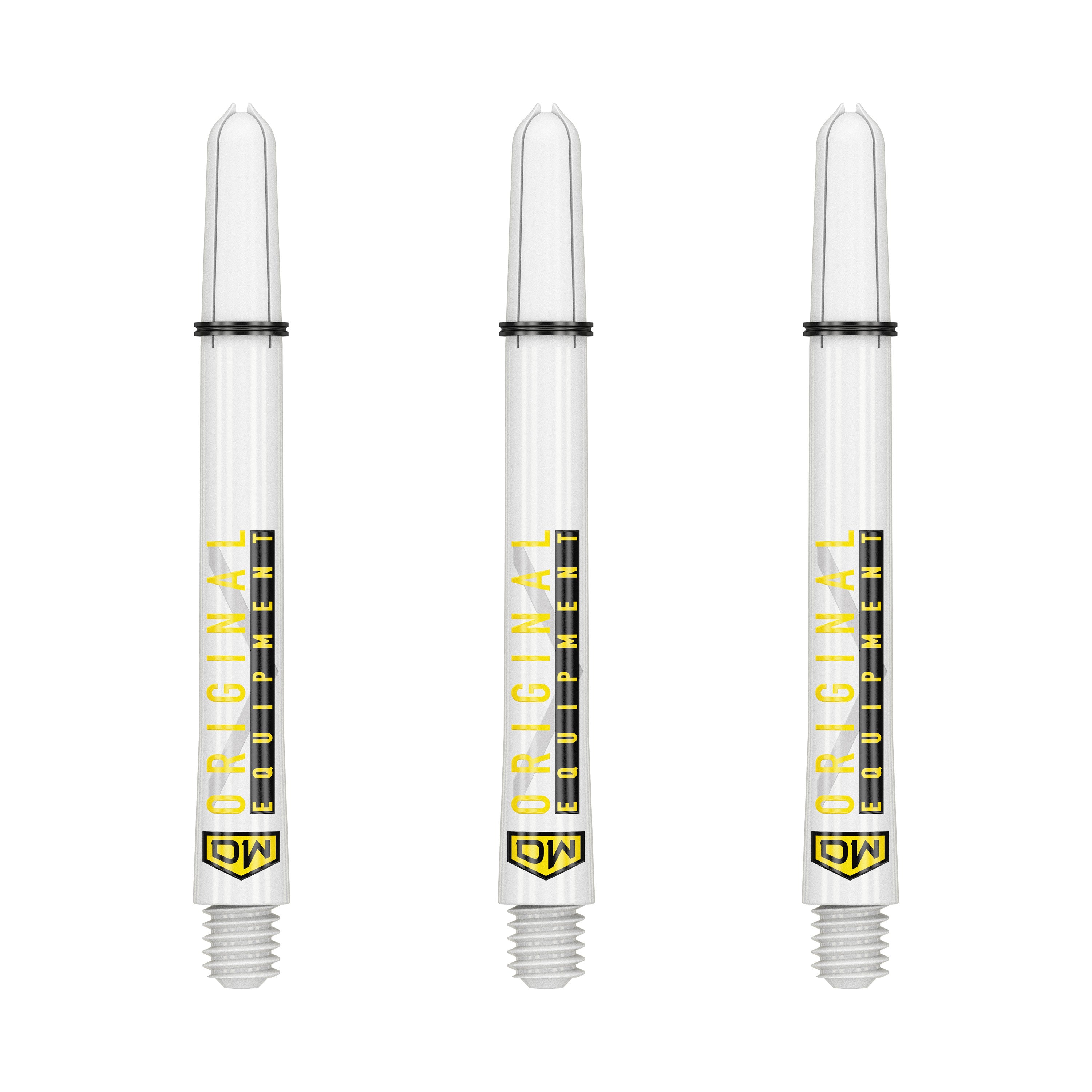 DART WORLD Clinch Darts Shafts 3PK - White | Professional Dart Accessories for Tournament & Home Play | Perfect for Bars, Game Rooms & Competitive Players