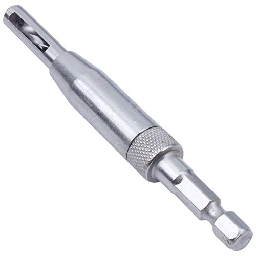 HSS Self-Centering Drill Bits 4Pcs for Hinges & Drawers - Silver