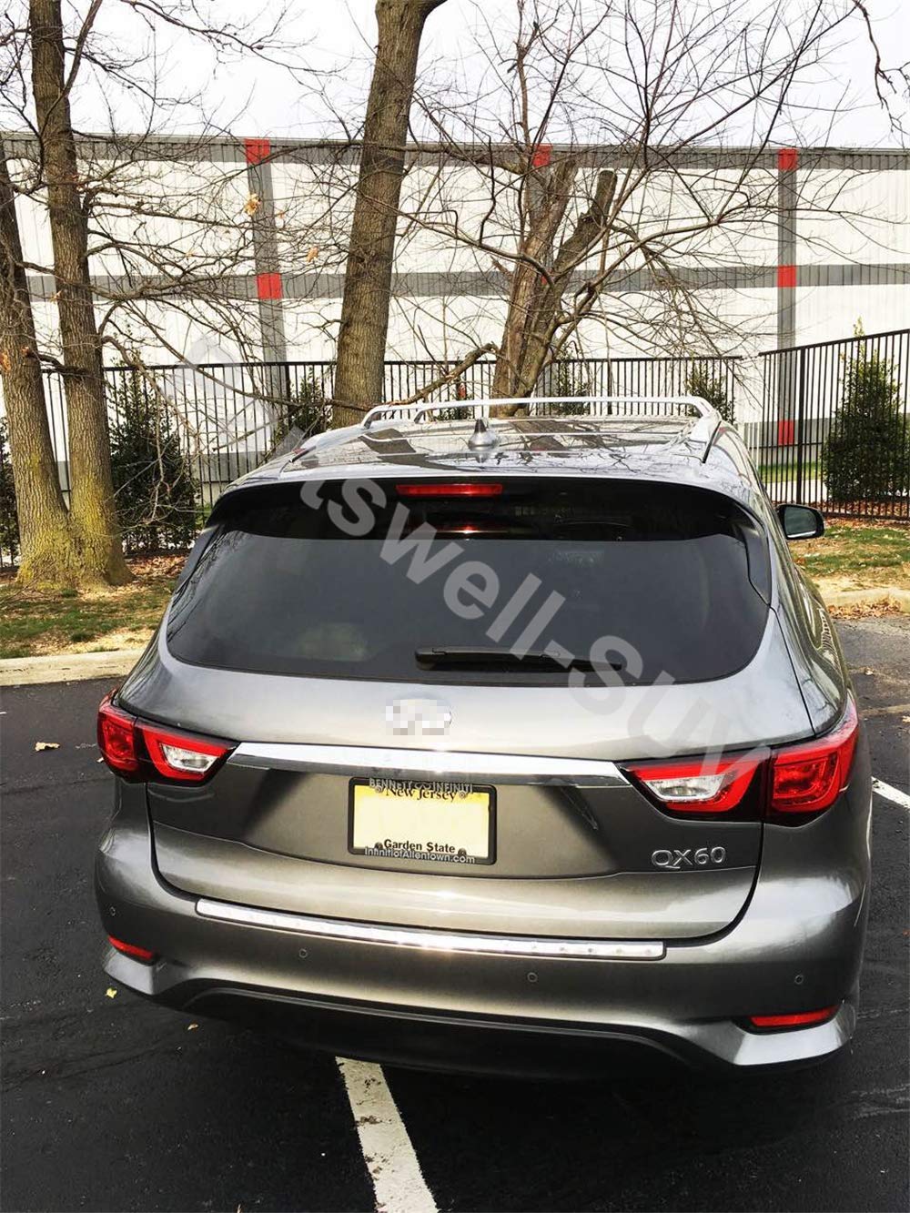 2Pcs Stainless Steel Roof Rack Cross Bars for Infiniti JX35 QX60 2013-2020 - Heavy Duty Luggage Carrier for SUV, Perfect for Road Trips, Camping & Outdoor Adventures