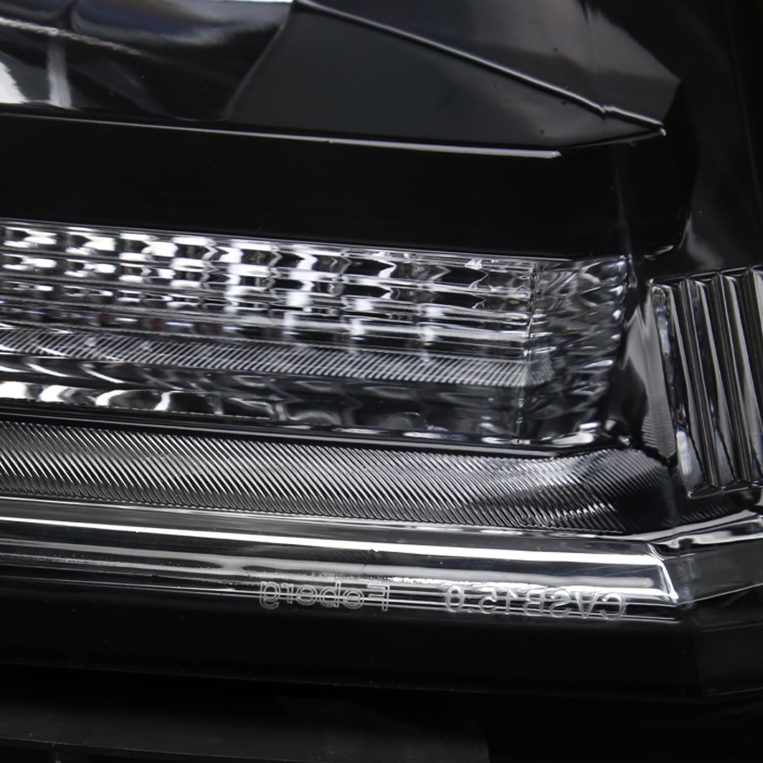 Spec-D Tuning Black LED Projector Headlights - Right Passenger Side Compatible with 2015-2020 Chevy Tahoe & Suburban (Pair Included) - Upgrade Your Night Driving Visibility for Safer Commutes