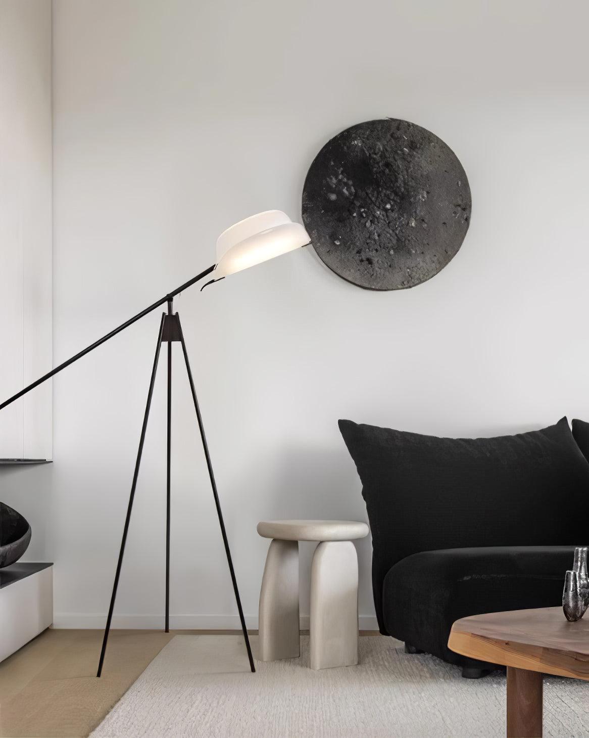 Heart Wing Tripod Floor Lamp - Adjustable Modern Standing Light for Living Room, Bedroom & Office - Perfect for Reading, Relaxing & Decorating