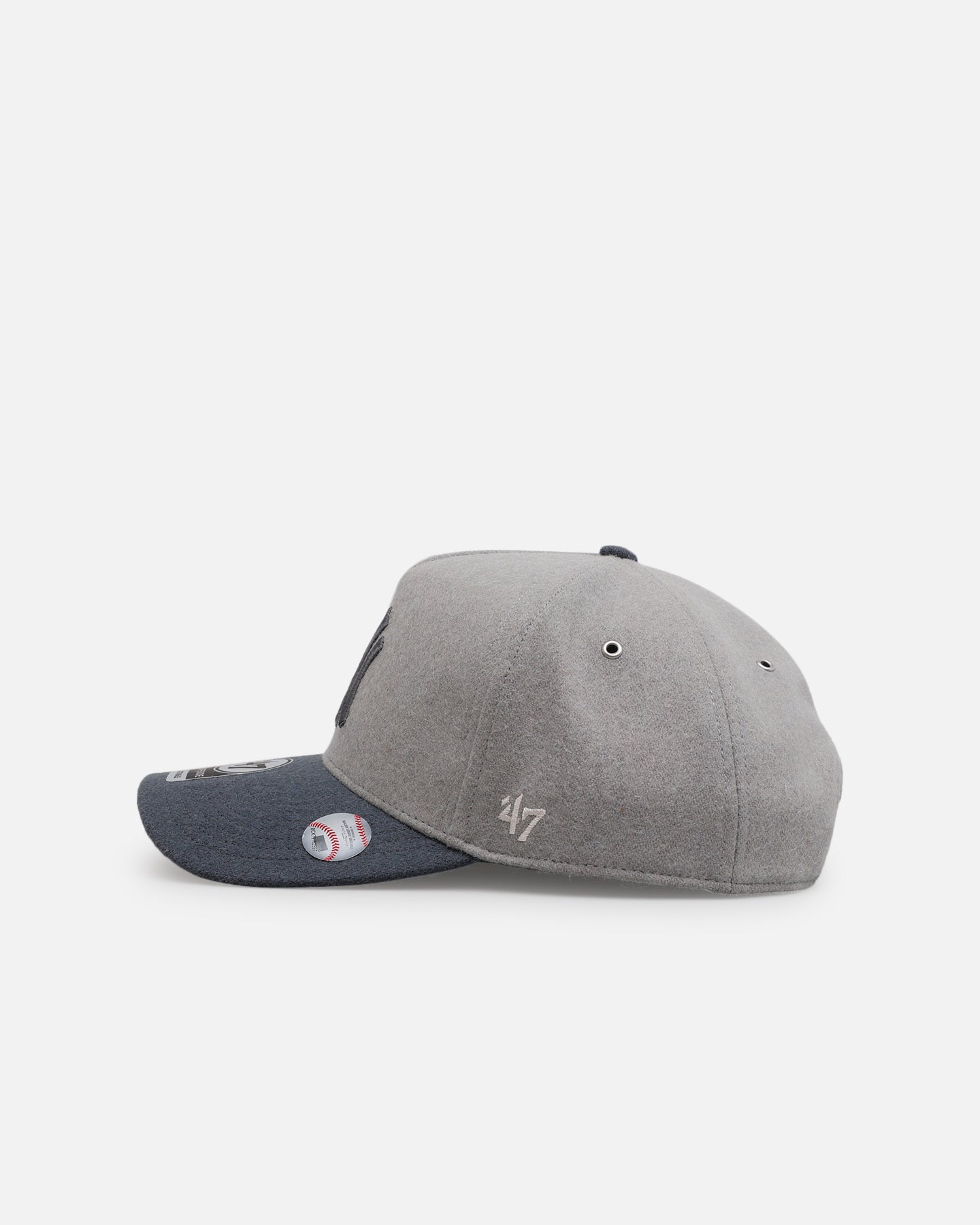 New York Yankees 'Shades Of Gray' 47 Brand Snapback Hat - Adjustable Cement Offside Cap for Baseball Fans & Streetwear Fashion