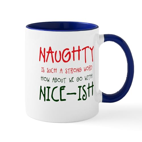 White/Navy Inside - Nice Ish Mugs