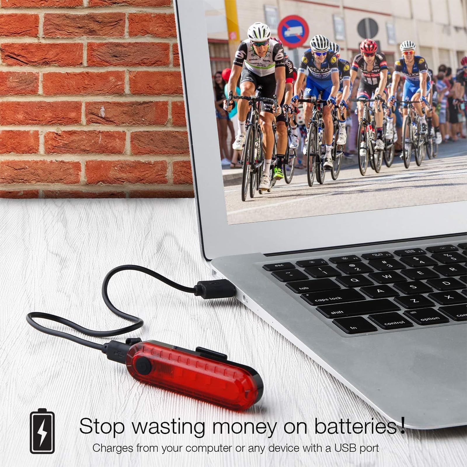 Rechargeable Bike Tail Light 2 Pack - Red Rear Bicycle Light for Night Riding, Long Battery Life, Easy Installation for Bikes, Trailers & Helmets | Perfect for Commuting, Cycling Safety & Outdoor Adventures