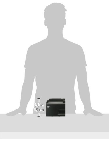 Star Micronics SP712ML Impact Friction Printer with Tear Bar - Gray POS Printer for Retail & Restaurant Receipts (Includes Power Supply) - Ideal for Receipt Printing, Order Processing & Business Transactions