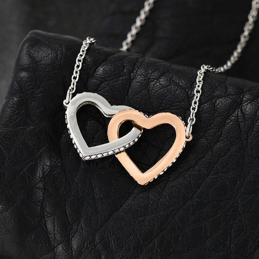 Personalized Heart Necklace - Handmade Bridesmaid Gift for Weddings & Proposals
