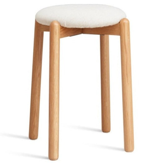 Solid Oak Wood Makeup Stool - Durable & Stylish Vanity Seat for Bedroom, Bathroom, or Dressing Room
