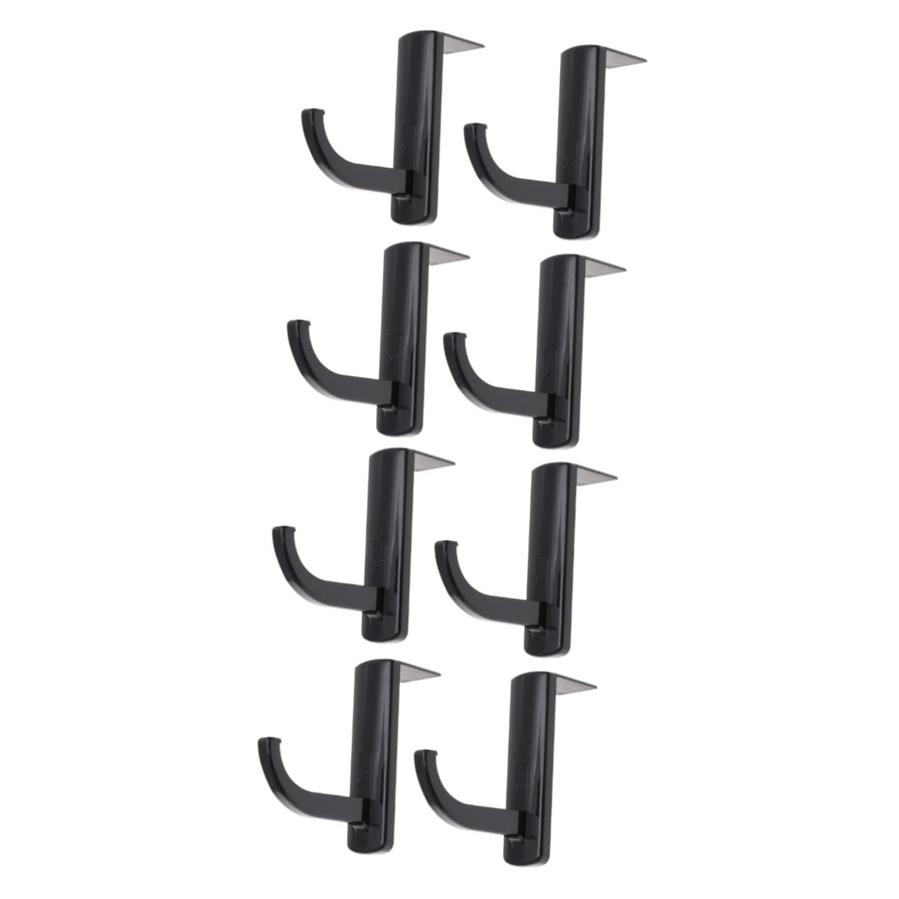 Hemobllo 8-Pack Headphone Stand Holder - Premium Headset Hanger Hook with Non-Slip Base, Space-Saving Desk Organizer for Gaming Headsets, Office, Studio & Home Use - Perfect for Computer, PS5, Xbox Setup