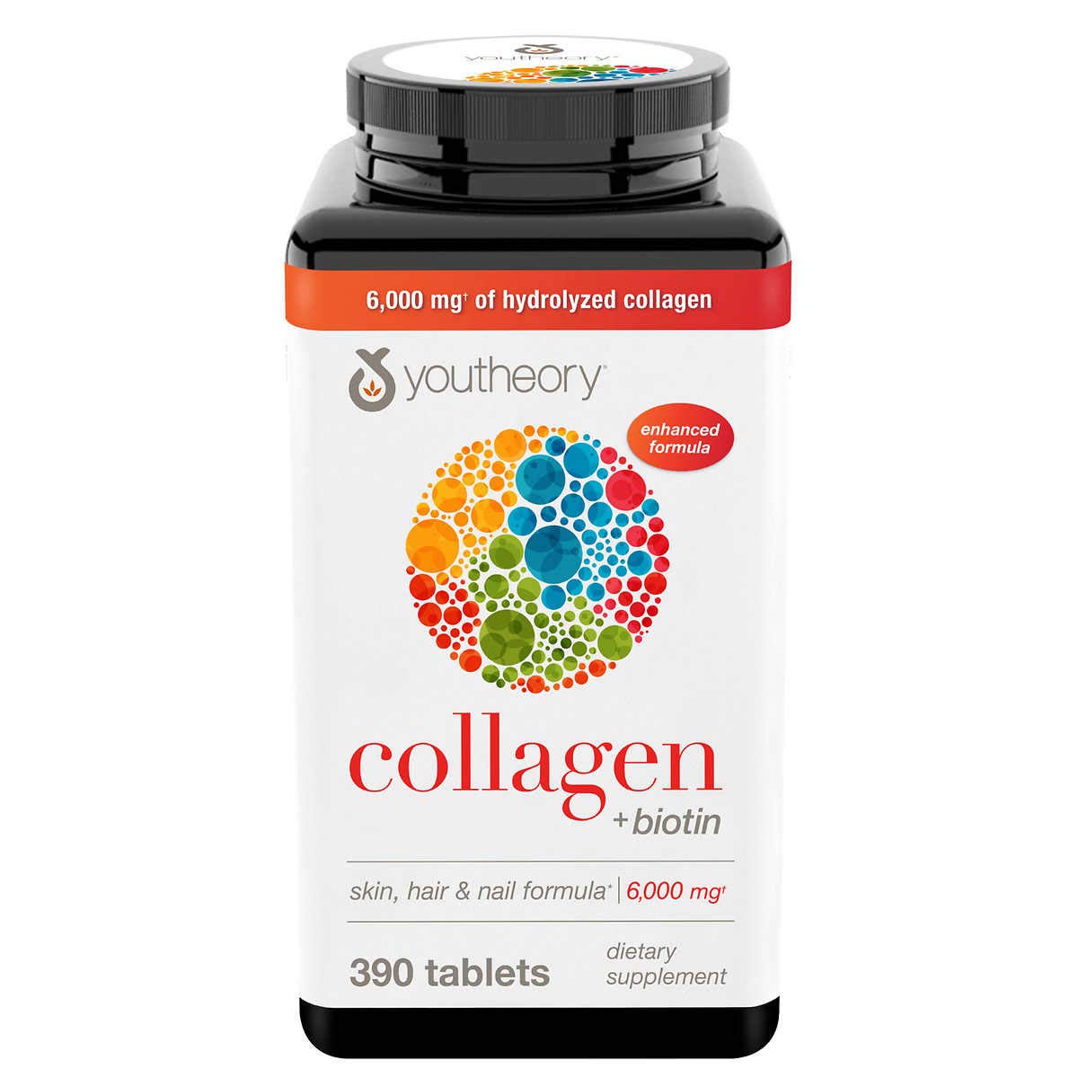 YouTheory Collagen Advanced Formula - 390 Tablets (1, 2 & 4 Pack Options) for Joint Support & Skin Health | Daily Supplement for Men & Women | Perfect for Active Lifestyles & Anti-Aging Routines