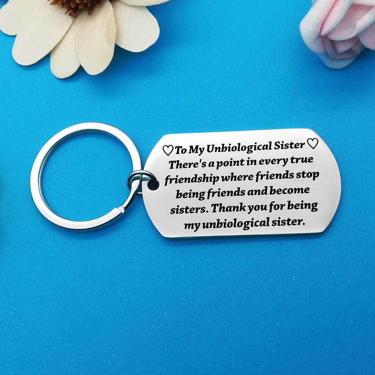 Best Friend Keychain - Thank You Gift for Best Friends, Friendship Appreciation Keyring - Perfect for Christmas, Graduation, Birthday Gifts - Ideal for Best Friends, Sisters & Close Friends - Express Gratitude with This Thoughtful Present