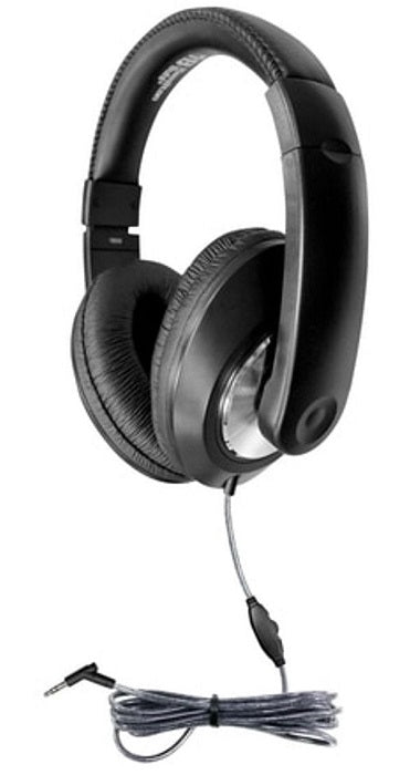 HamiltonBuhl Smart Trek™ Deluxe Stereo Headphones with In-Line Volume Control - Noise Isolating for School, Travel & Office (Multi-Pack Options)