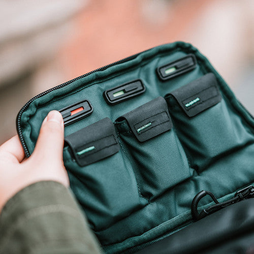 PGYTECH OneMo 25L Camera Backpack with Shoulder Bag - Waterproof & Durable (Olivine Camo) - Perfect for Travel, Hiking & Photography Gear Storage