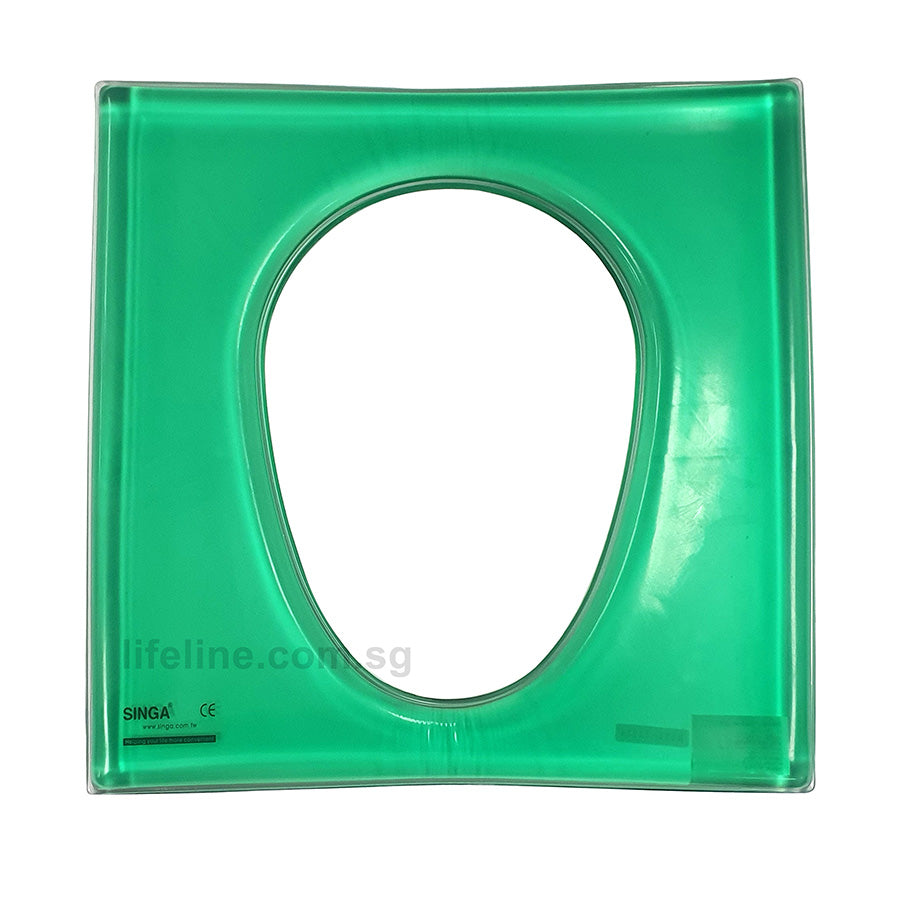 Orthopedic Gel Cushion Seat for Commode - Pressure Relief & Comfort Support - Perfect for Elderly, Post-Surgery & Home Care Use