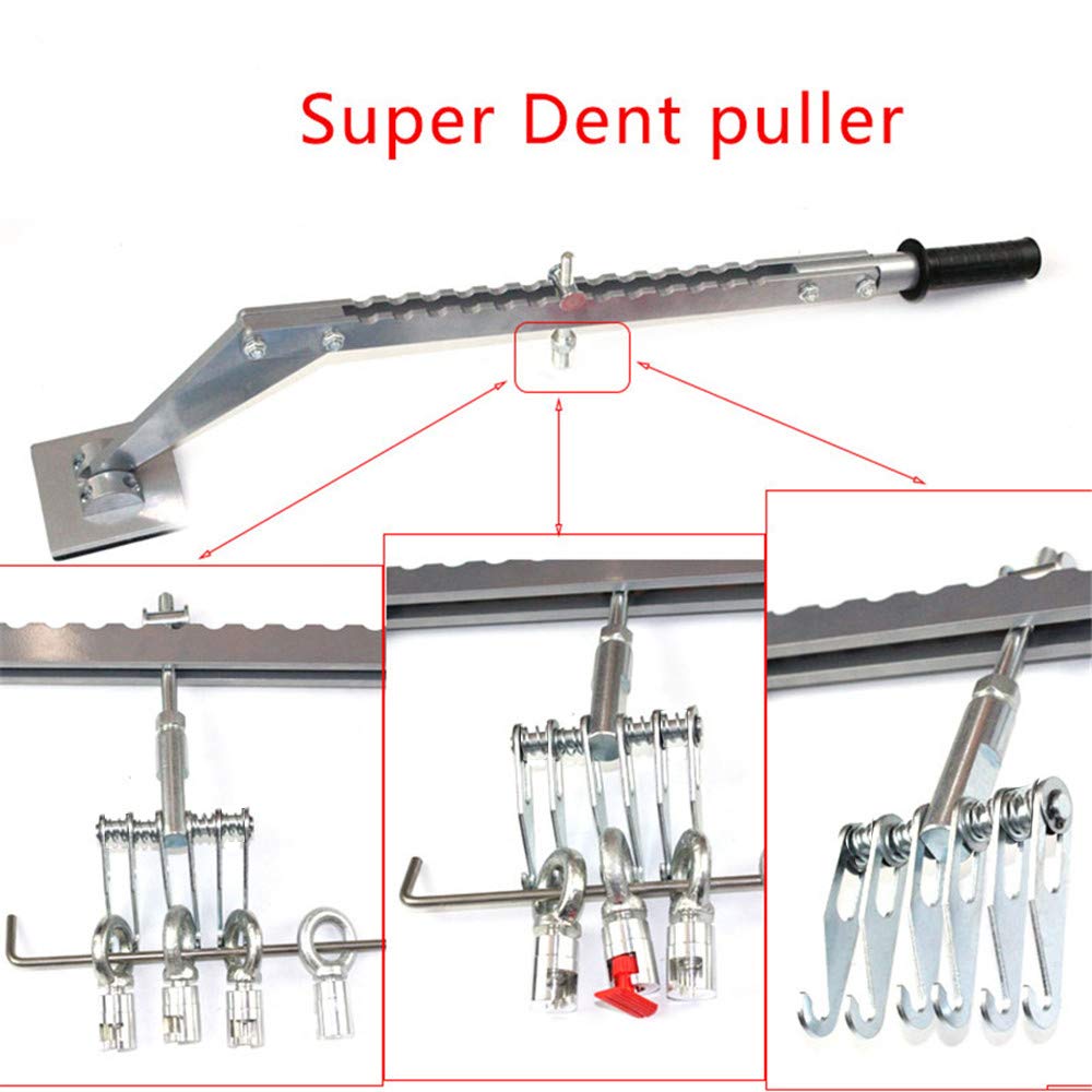 Professional DMJ PDR Tools Dent Puller Kit - Car Dent Repair Kit with Glue Tabs, Zipper Hammer & Bits Accessories | Auto Body Repair for Dents, Dings & Hail Damage (Home & Professional Use)