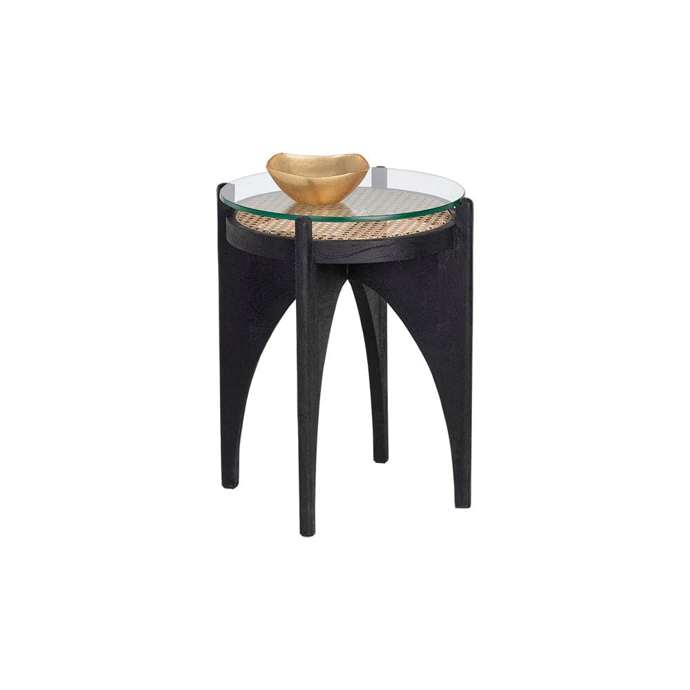 Adora End Table - Modern Nightstand with Storage Shelf, Small Side Table for Living Room, Bedroom, Office - Perfect for Holding Lamps, Books, and Decor