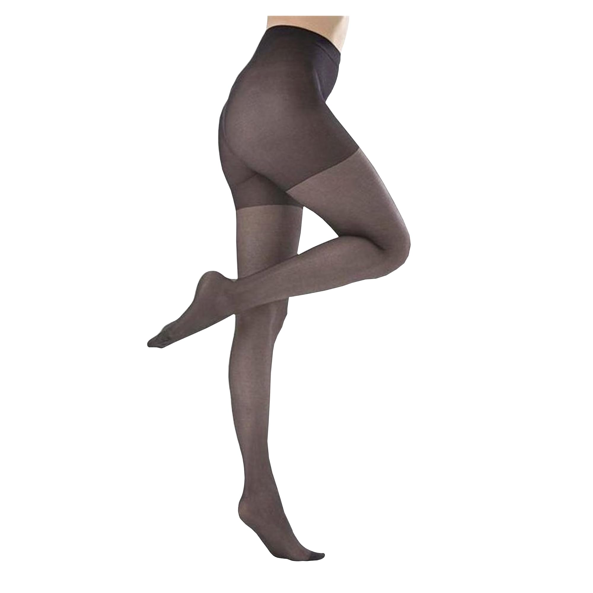 Butterfly Hosiery Women's Plus Size Queen Mild Compression Microfiber Pantyhose - Comfortable & Breathable Tights for Work, Travel & Everyday Wear