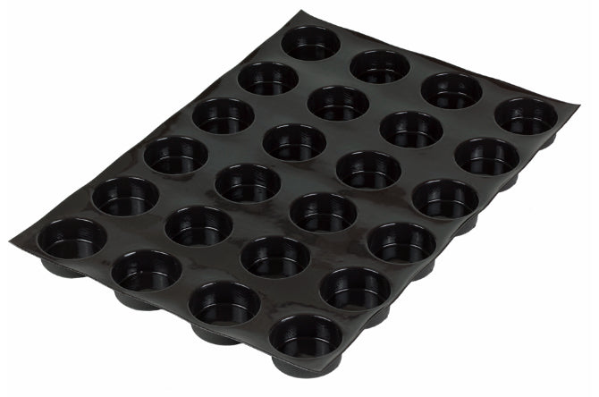 Flexipan Cylinders - 24 Non-Stick Silicone Baking Molds for Perfect Cakes, Muffins & Desserts | Ideal for Home Bakers & Professional Chefs