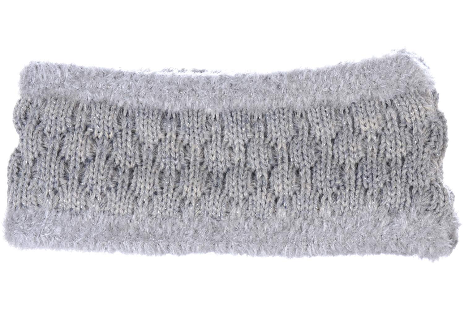 BYOS Women's Stylish Fleece-Lined Crochet Knit Stretchy Winter Sweater - Warm & Cozy for Cold Weather, Perfect for Office, Date Night & Holiday Outfits