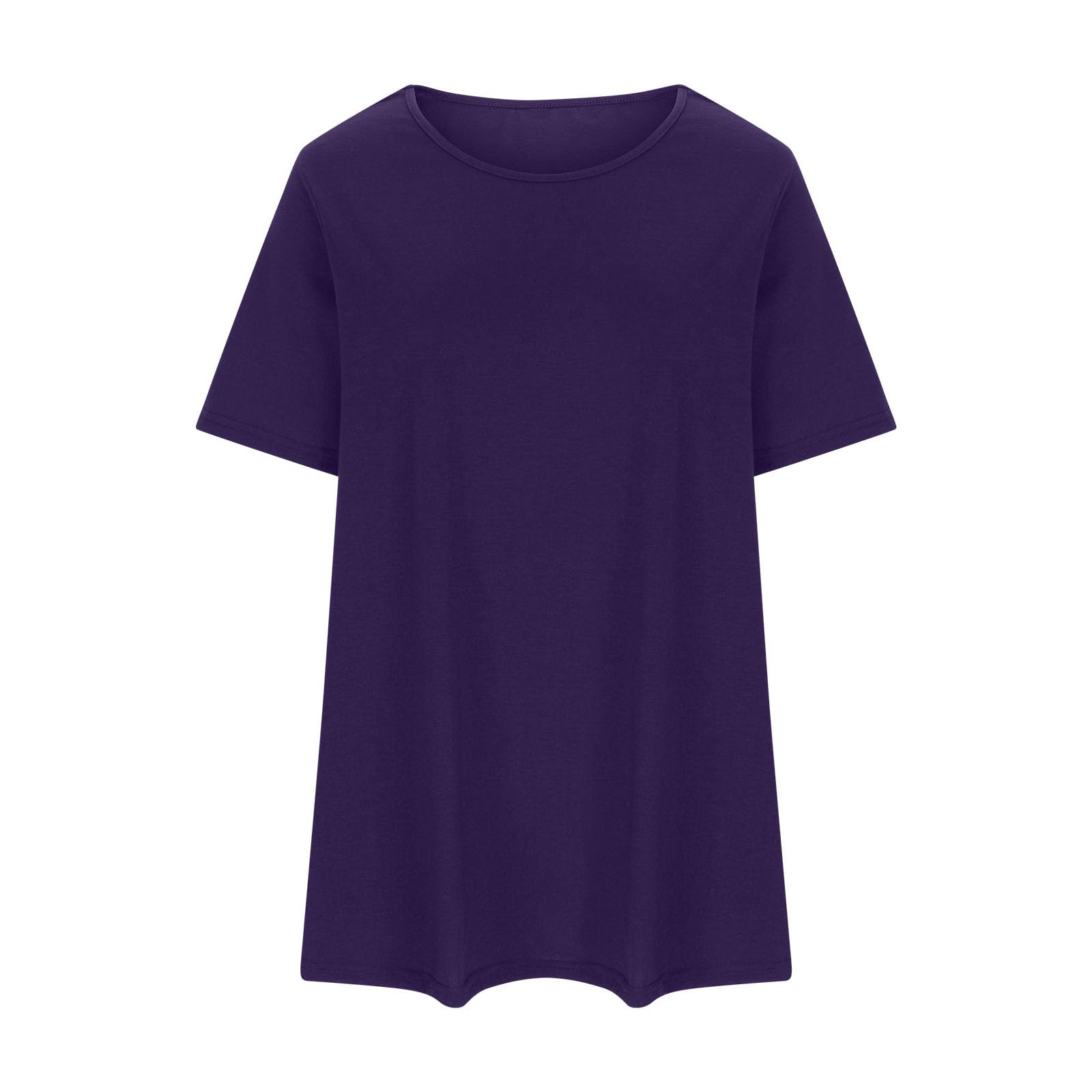 Plus Size Tops for Women - Short Sleeve Swing Shirts & Summer Blouses - Casual Comfortable Outfits - Perfect for Office, Date Night & Weekend Wear