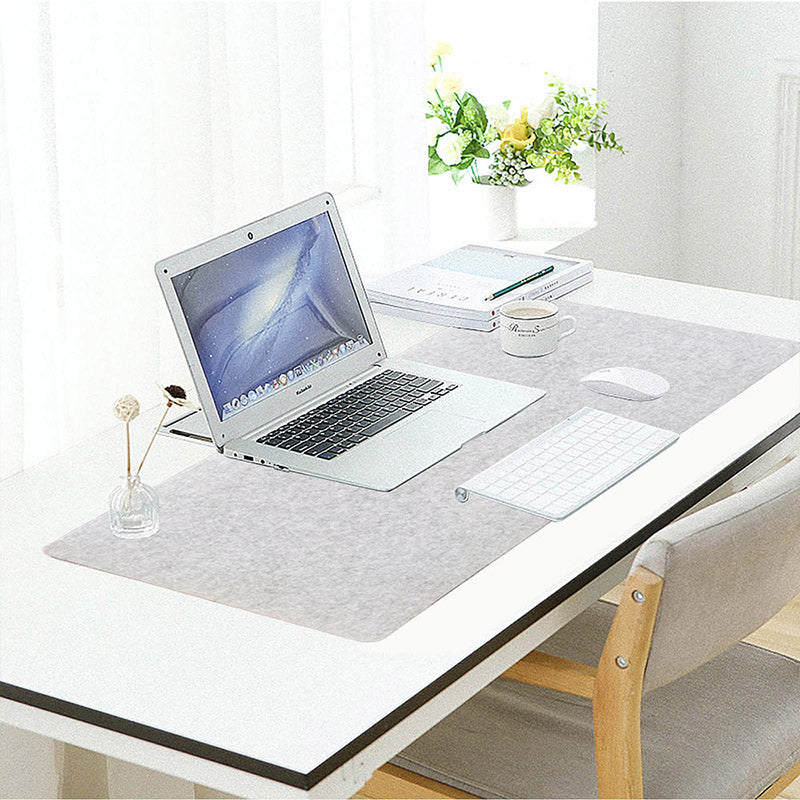 ACGAM Large Felt Desk Mat - Non-Slip Mouse Pad for Computer, Gaming & Office Work - Perfect for Home Office, Gaming Setup & Workspace Protection