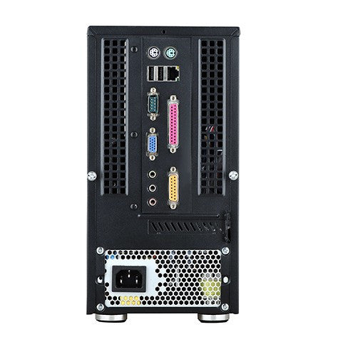 Spire Powercube 502 Mini Case Black #SPM502B - 300W PFC 2U3 Computer Case with Power Supply | Compact PC Build for Home Office & Gaming