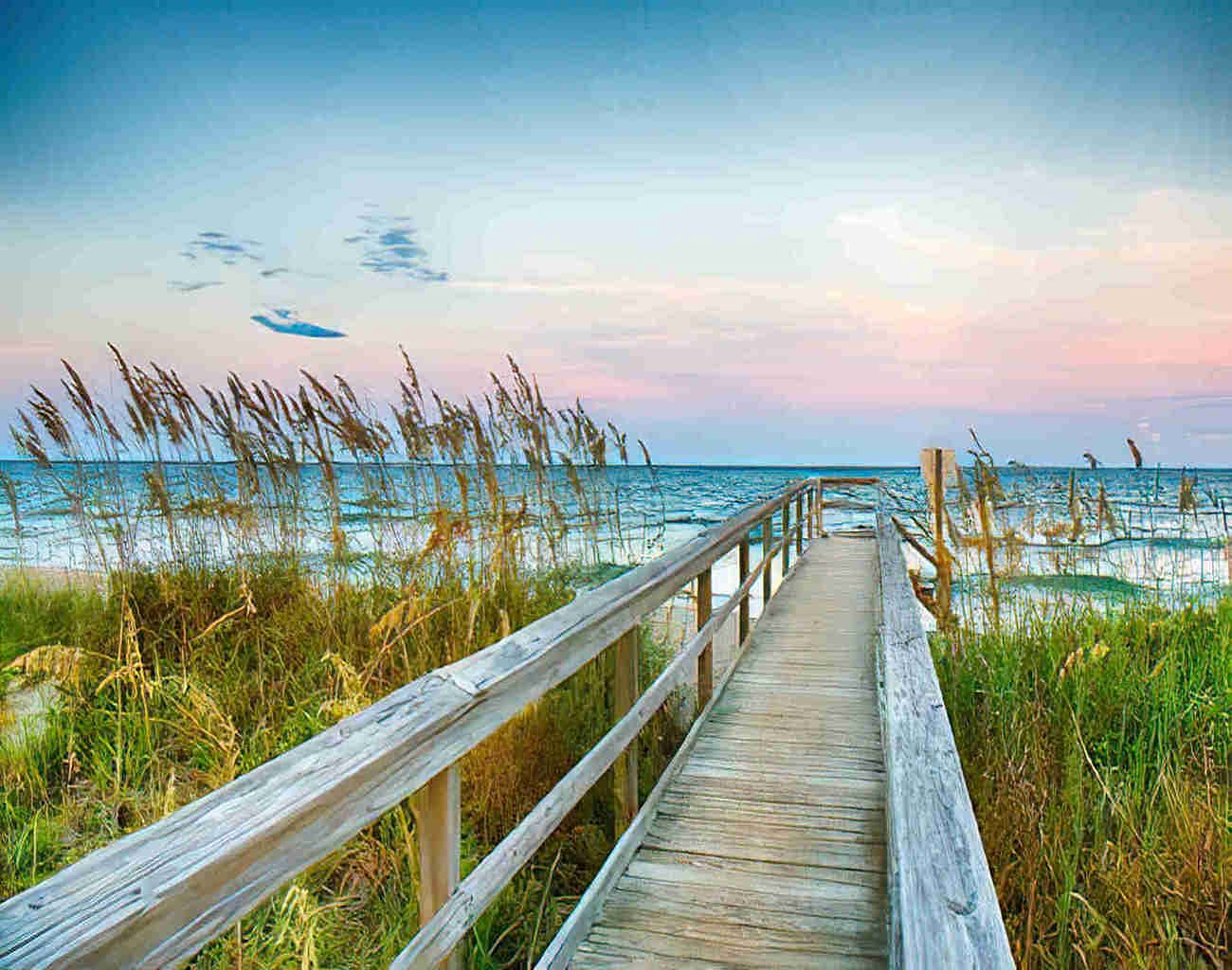 1000-Piece Wooden Jigsaw Puzzle - North Carolina Beach Landscape with Kure Public Access, 20x30 Inch Adult Puzzle for Family Game Night, DIY Gift for Kids & Adults | Perfect for Relaxation, Home Decor & Educational Play