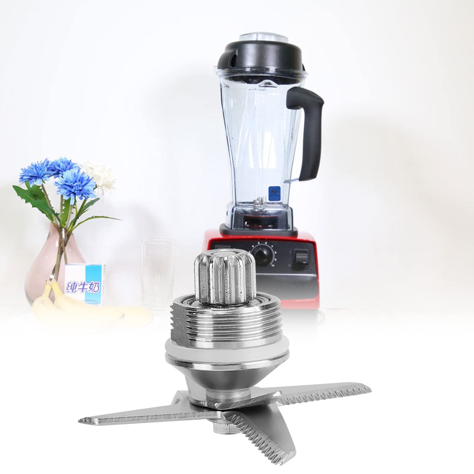 Premium Stainless Steel Blender Blade Replacement for Vitamix 5200 - Heavy Duty Mixing & Cutting Blade Assembly - Perfect for Smoothies, Juicing, and Food Prep