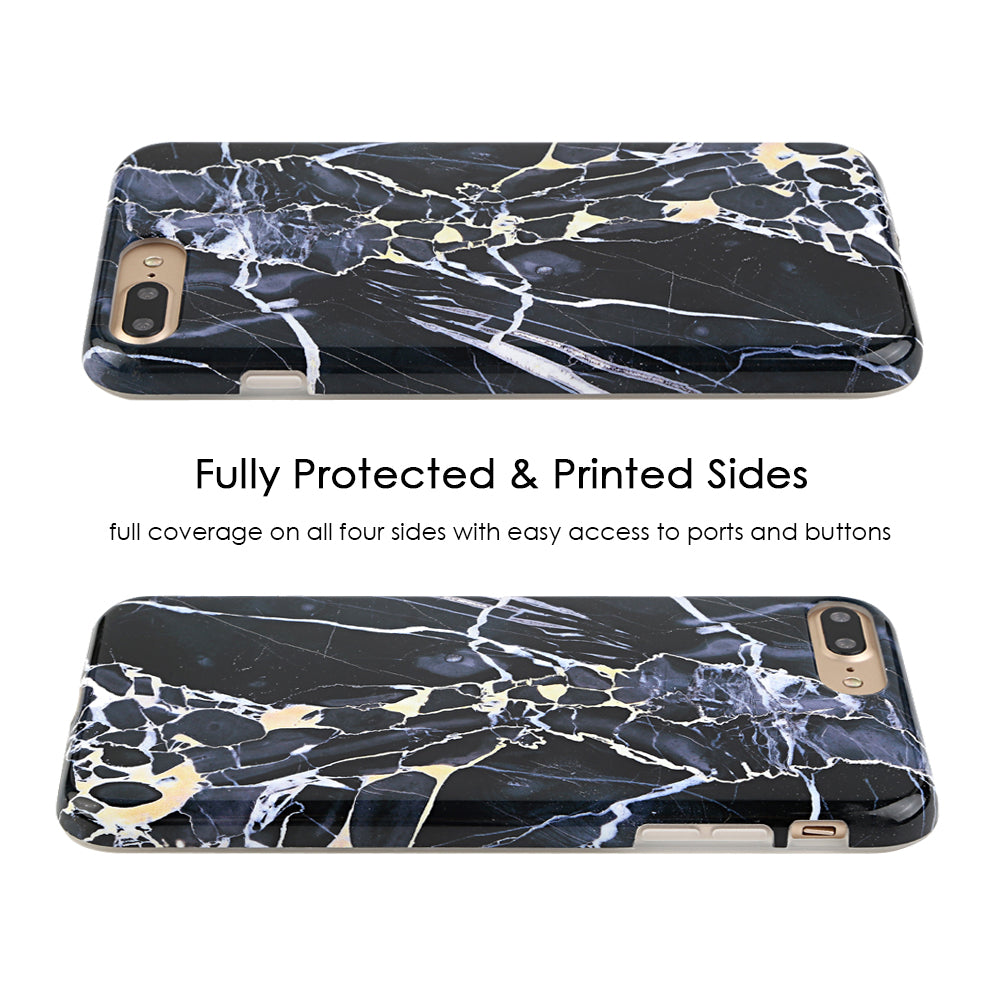 Black Panther Marble iPhone Case - Durable Protective Cover for iPhone 12/13/14/Pro/Max | Stylish Marble Design | Perfect for Everyday Use, Travel & Gifts