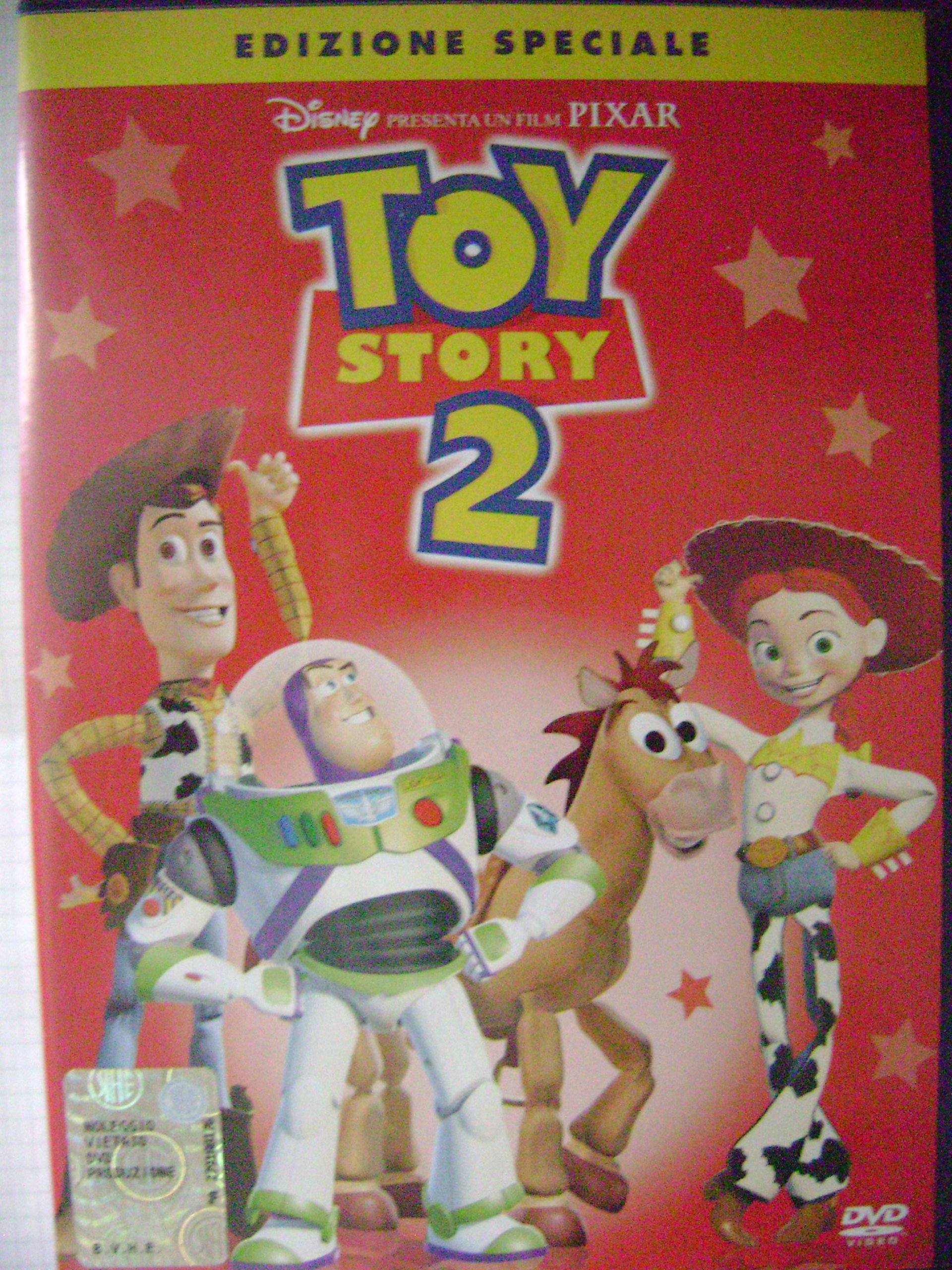 Toy Story 2 Special Edition DVD - Italian Language Version - Perfect for Kids' Movie Nights and Disney Collectors
