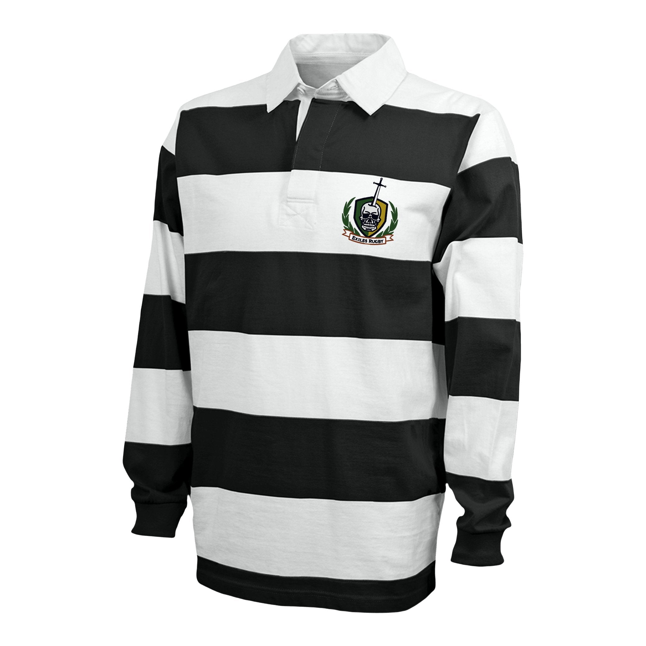 Exiles RFC Cotton Social Jersey - Breathable & Comfortable Rugby Shirt for Men - Perfect for Rugby Matches, Training & Casual Wear