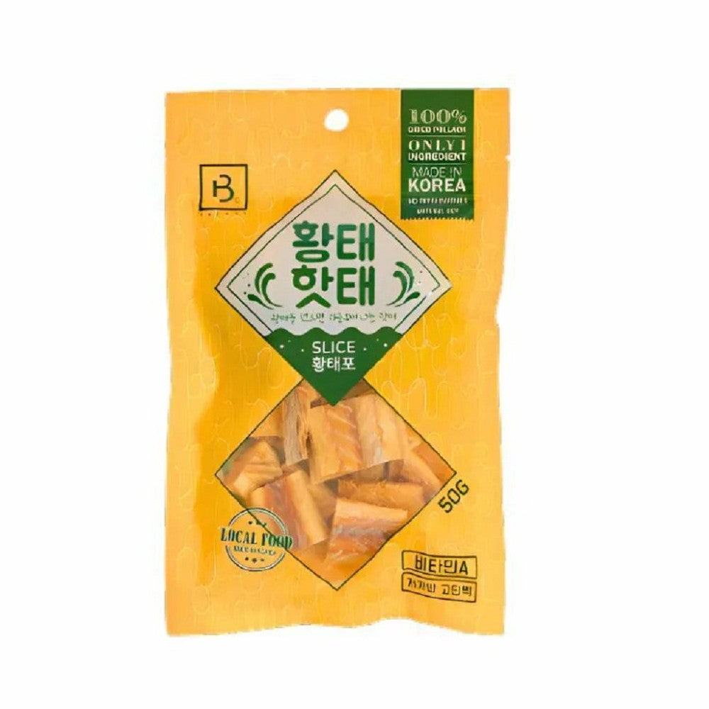 100% Natural Dried Pollack Slices for Dogs & Cats - High Protein Fish Treats for Training, Rewards & Dental Health - Perfect for Puppies, Kittens & Senior Pets