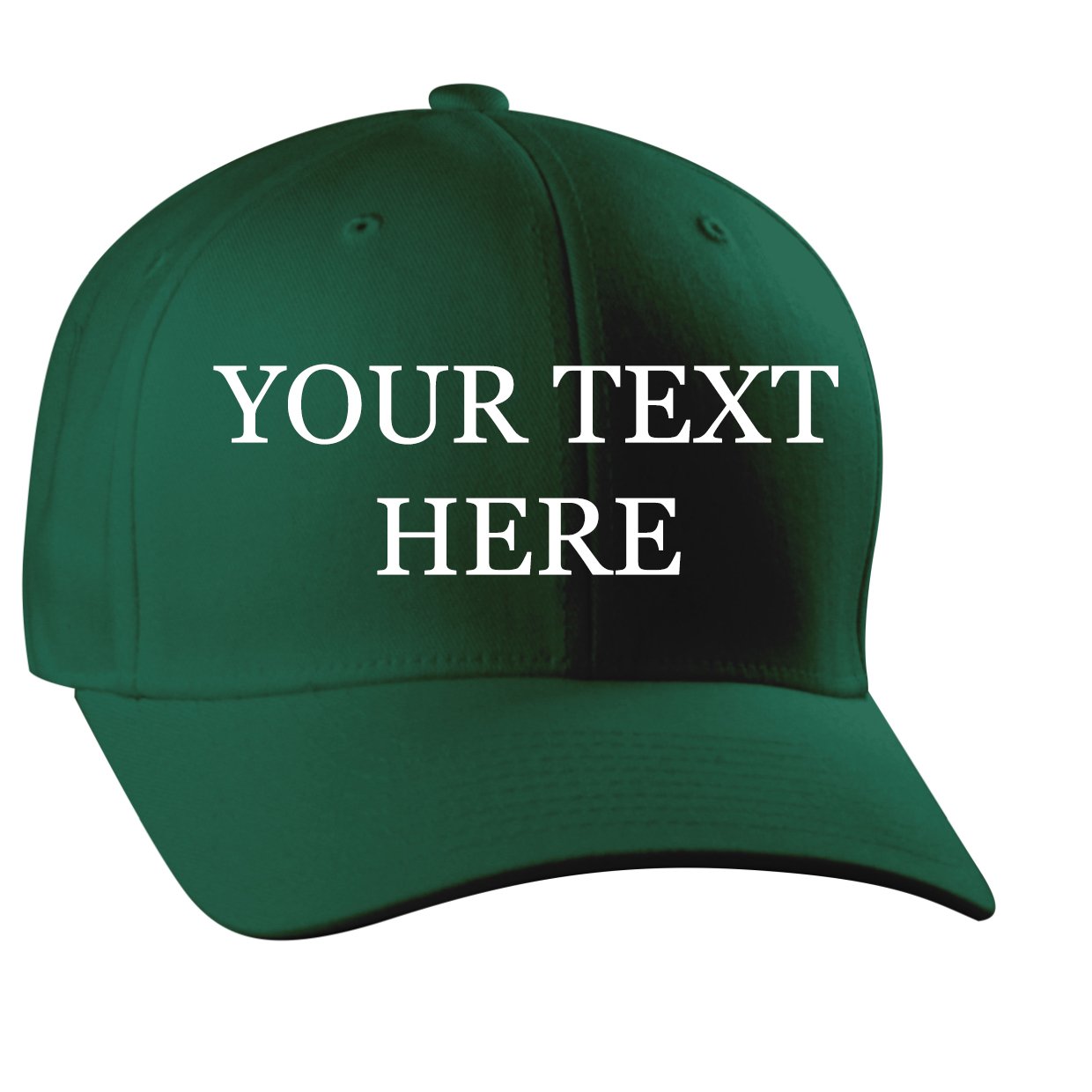 Custom Personalized Flexfit 6277 Baseball Hat - Embroidered Unisex Cap with Pre-Curved Bill | Add Your Text/Logo | Perfect for Sports, Outdoor Activities & Branding