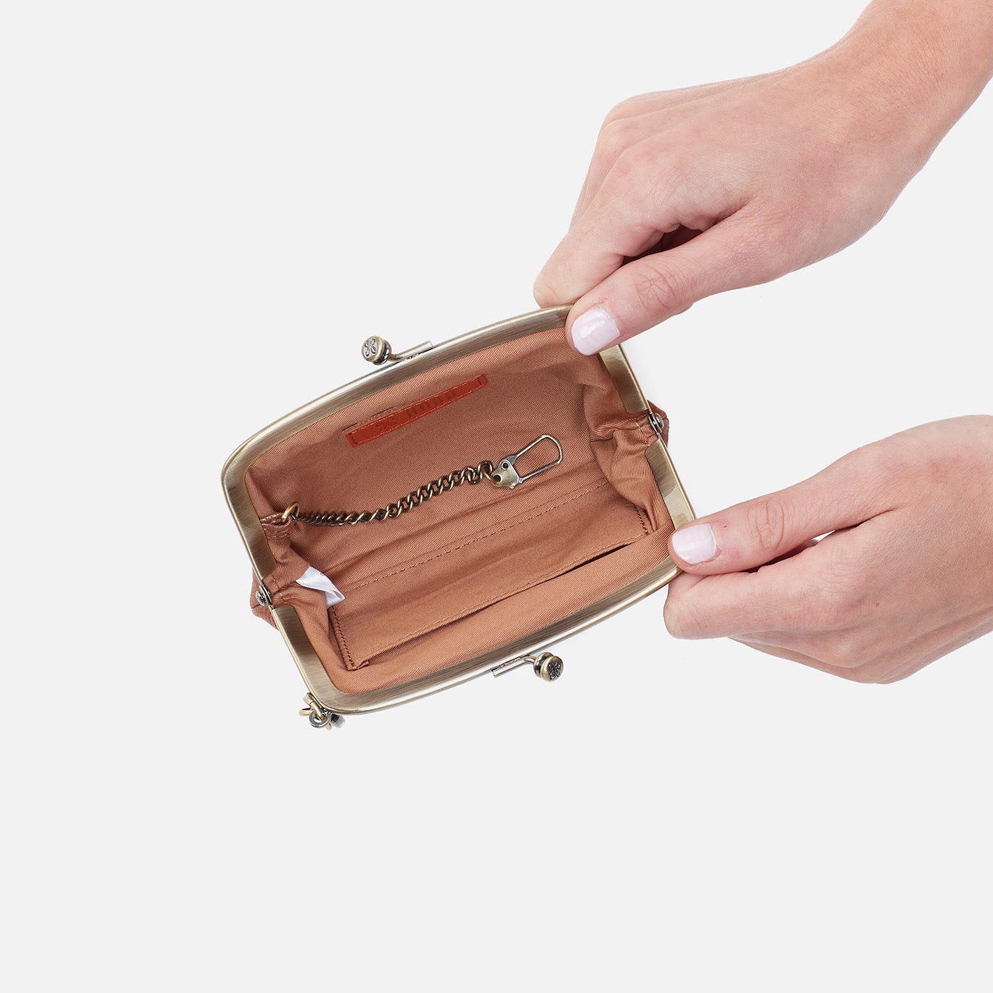 Stylish Cheer Frame Pouch in Premium Metallic Leather with Patina Finish - Perfect for Parties, Gifts & Everyday Use