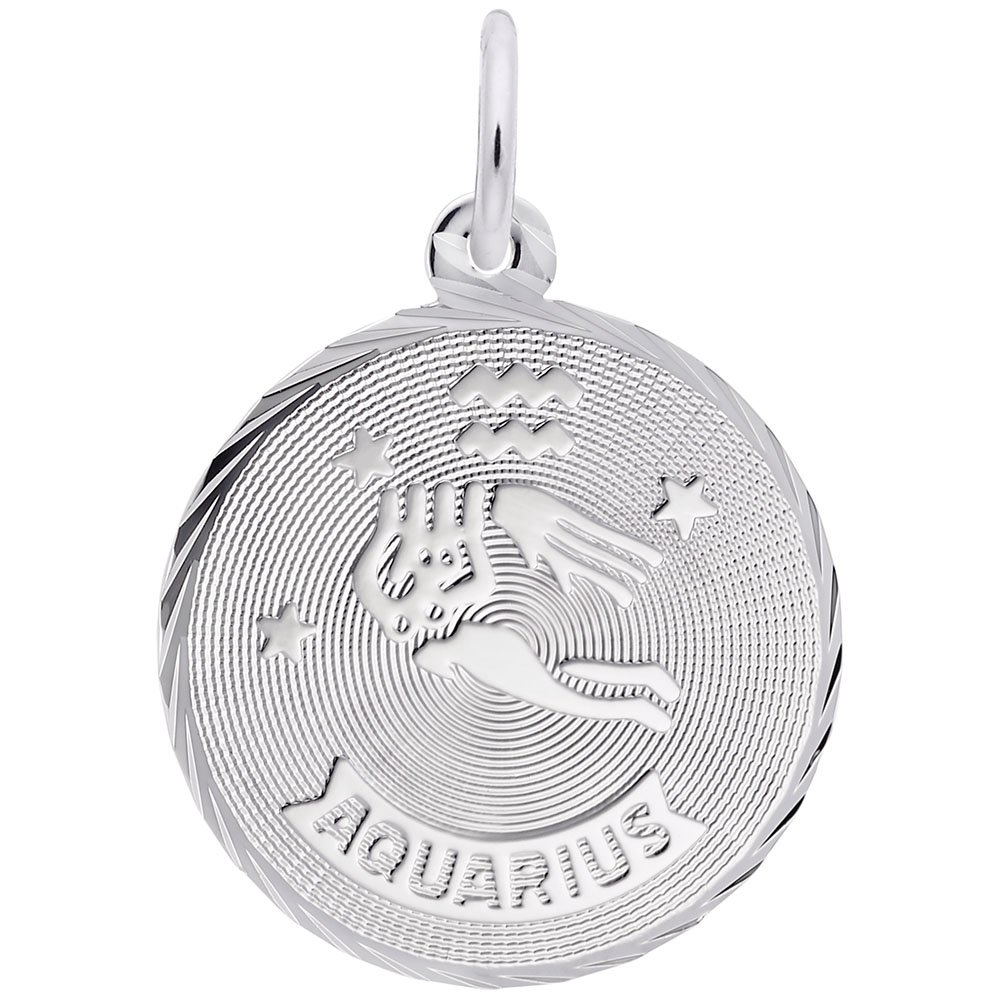 Aquarius Zodiac Charm Pendant for Bracelets & Necklaces - Perfect for Birthdays, Gifts & Astrology Jewelry Making