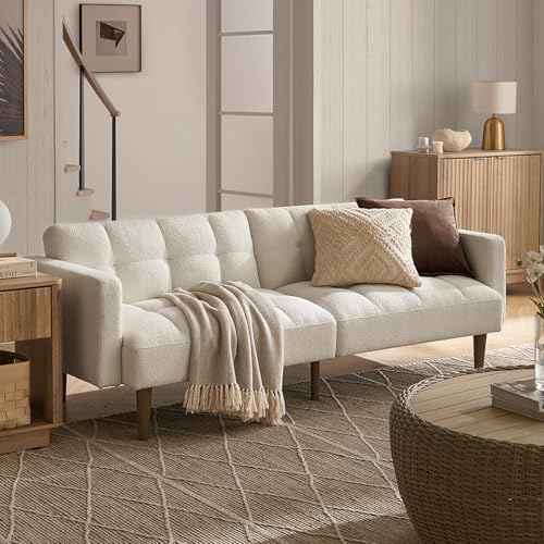 Pearl White Spill-resistant Boucle