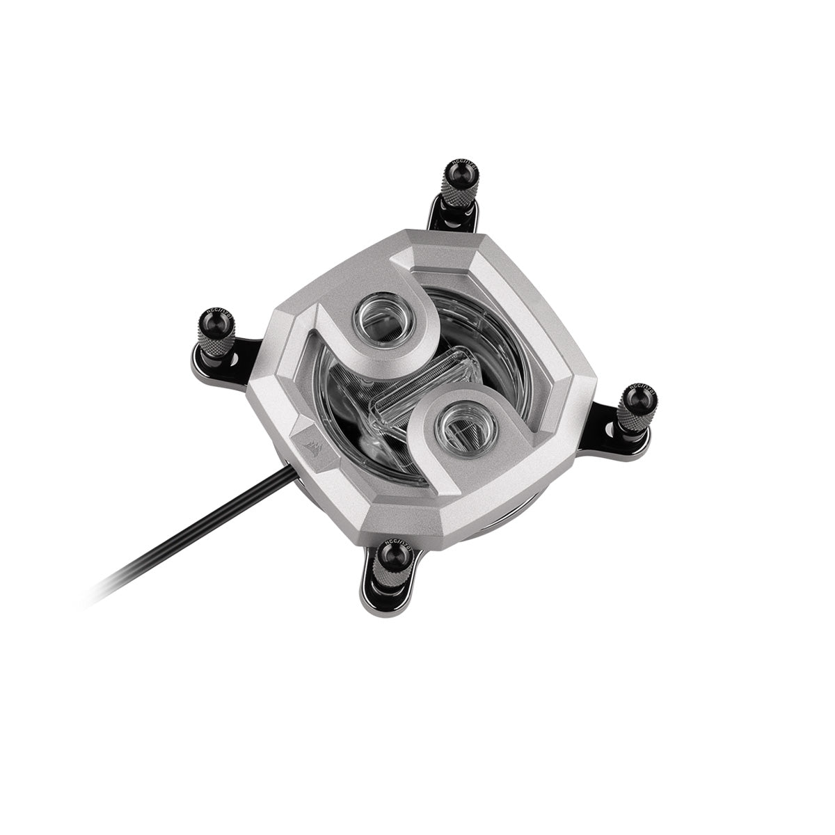 Corsair Hydro X Series XC7 RGB CPU Water Block - Compatible with 1200/AM4 Sockets - Premium Silver Finish - Perfect for Custom PC Liquid Cooling & Gaming Rigs