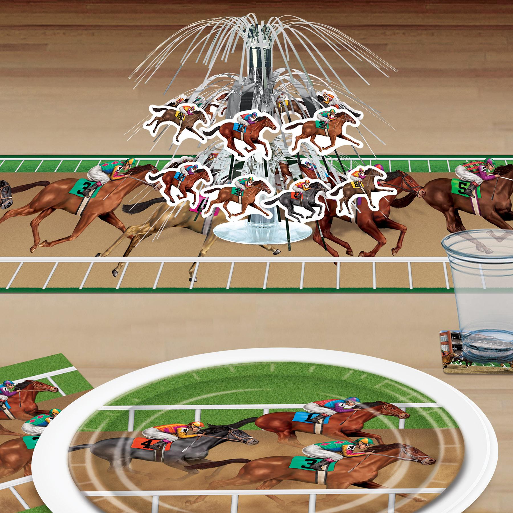 12 Pack Beistle Horse Racing Mini Party Cascade Centerpieces - Perfect for Derby Day, Birthday Parties & Themed Events