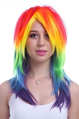 ME & YOU Long Synthetic Hair Wig for Cosplay, Halloween, Costume Parties & Photo Shoots - Perfect for Dressing Up, Themed Events & Festival Celebrations