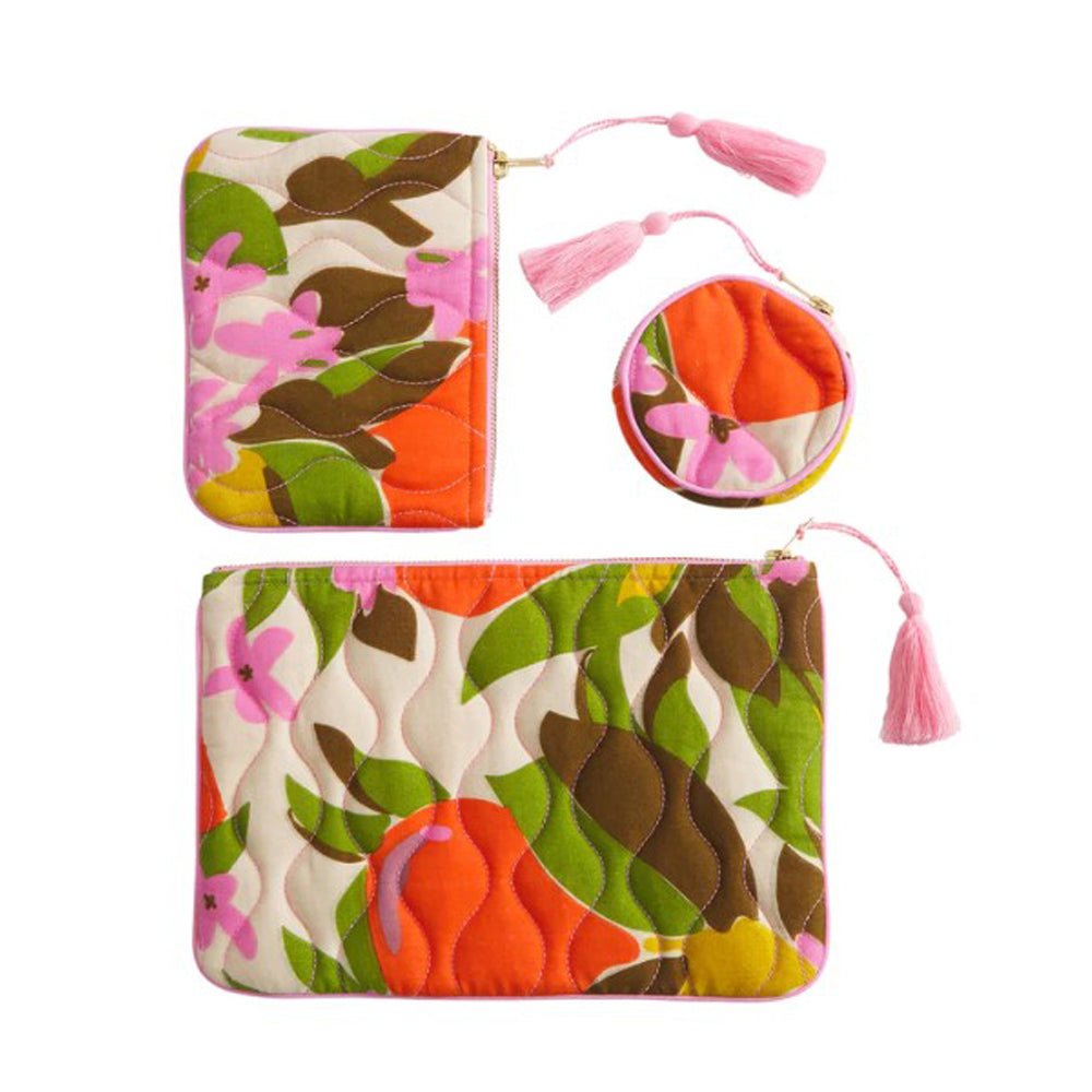 Premium Camarillo Pouch Set - 3-Piece Waterproof Travel Organizer for Toiletries, Cosmetics & Essentials | Perfect for Vacation, Gym & Daily Use