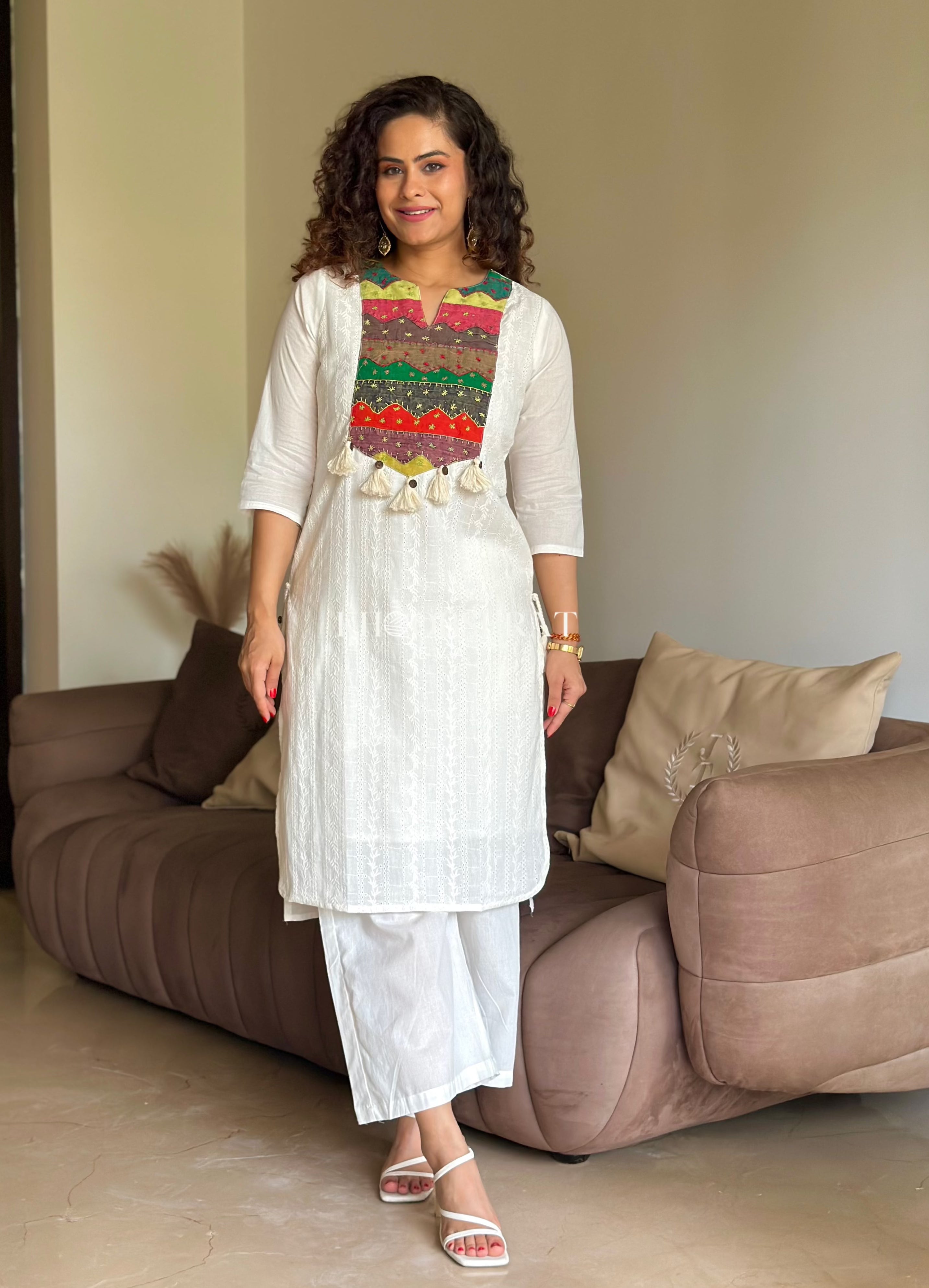 Bohemian Bliss White Coord Set - Stylish Lace Bralette & Flowy Skirt Outfit for Women | Perfect for Music Festivals, Beach Vacations & Summer Dates