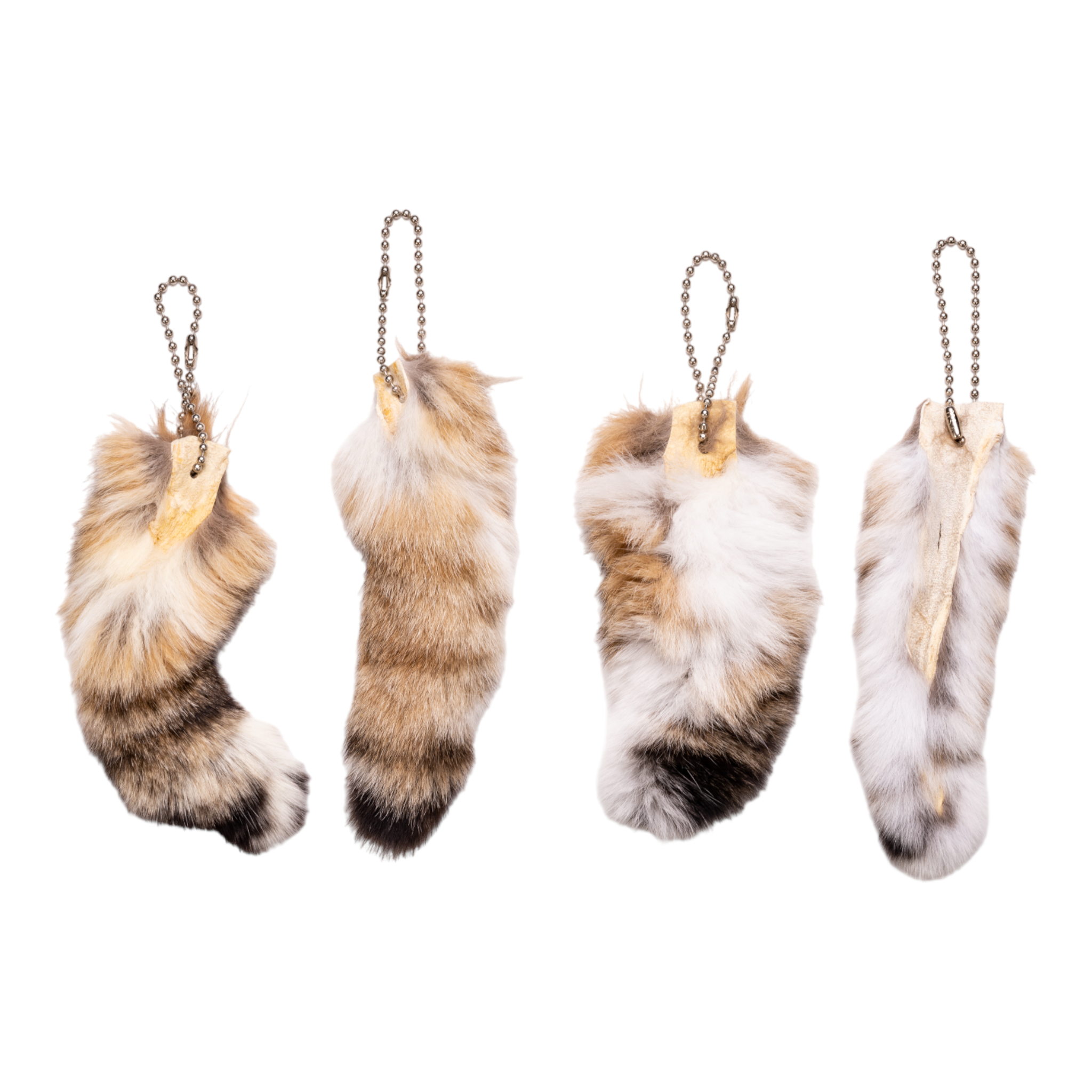 Authentic Lynx Tail Pendant on Ball Chain Necklace - Unique Bohemian Jewelry for Women & Men | Perfect for Festival, Cosplay, and Gothic Fashion Accessories