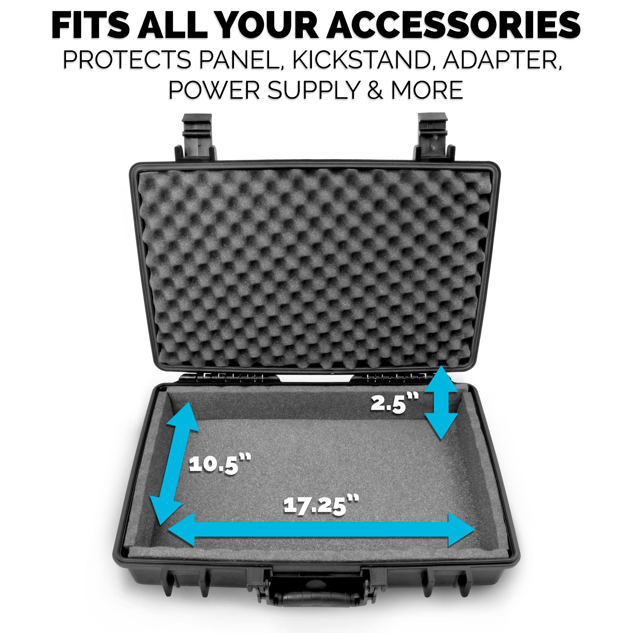 Waterproof Travel Case for Starlink Mini - Compatible with Kickstand, Pipe Adapter, Cables & Power Supply | Portable Storage Organizer for Camping, RV Trips & Outdoor Adventures