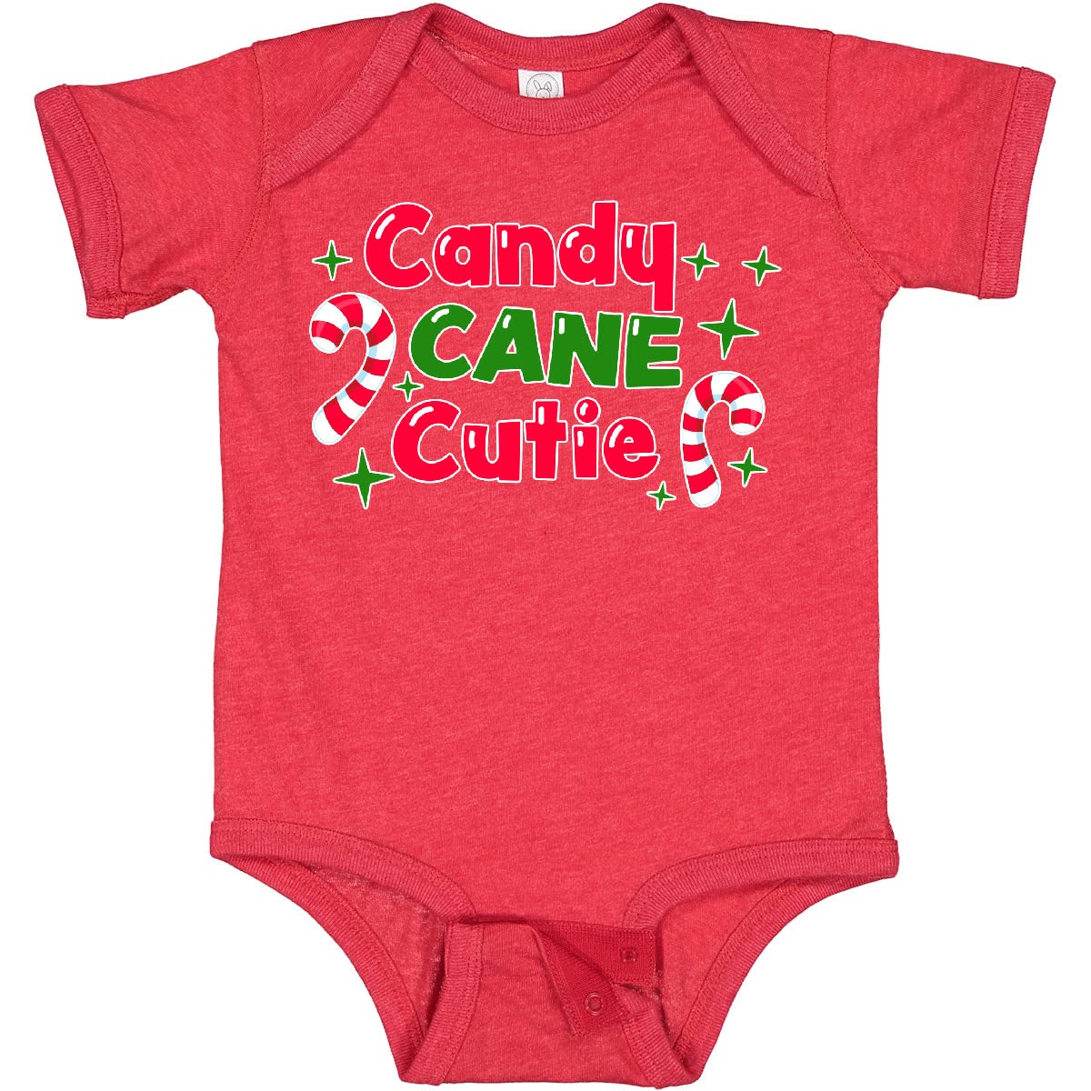 Inktastic Christmas Candy Cane Cutie Baby Bodysuit - Adorable Holiday Outfit for Infants & Toddlers - Perfect for Christmas Photos, Family Gatherings & Festive Celebrations