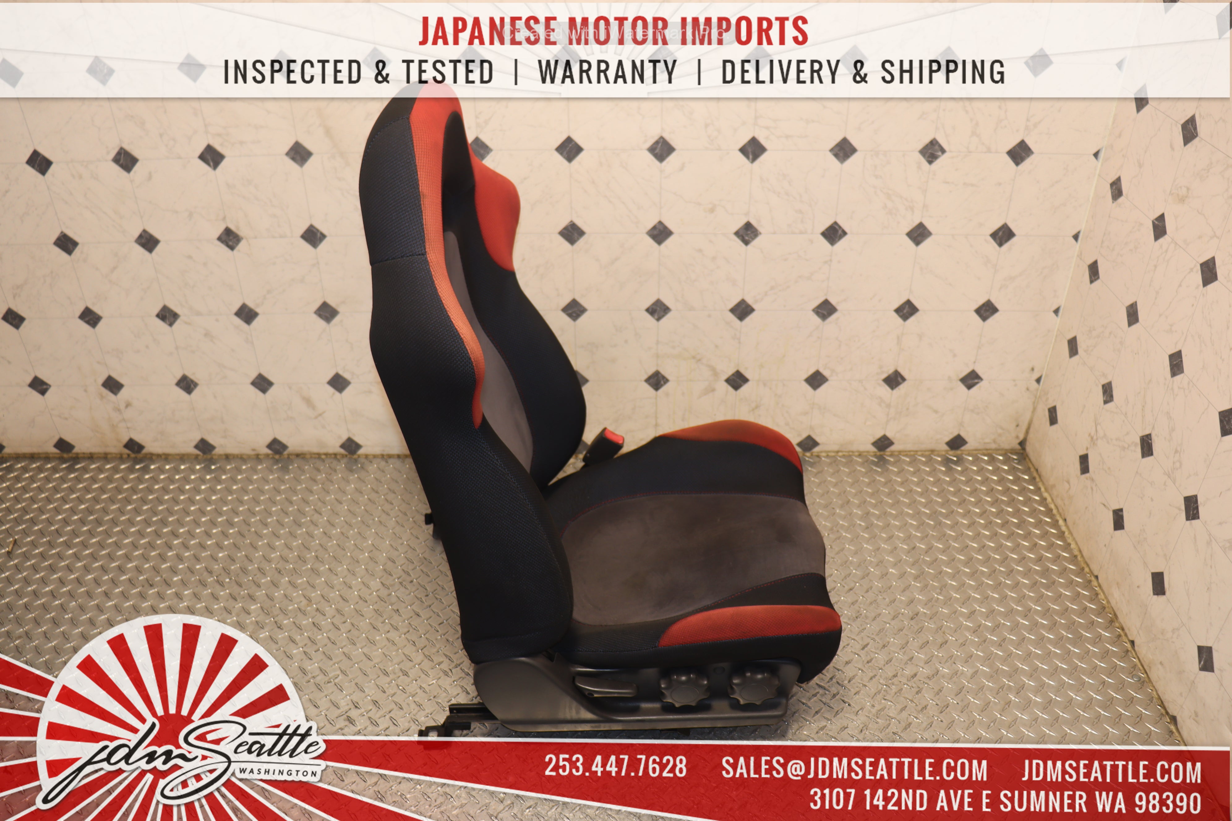 JDM 99-02 Subaru Impreza WRX GC8 STI Front Left & Right Seats - Perfect for Racing & Car Restoration Projects