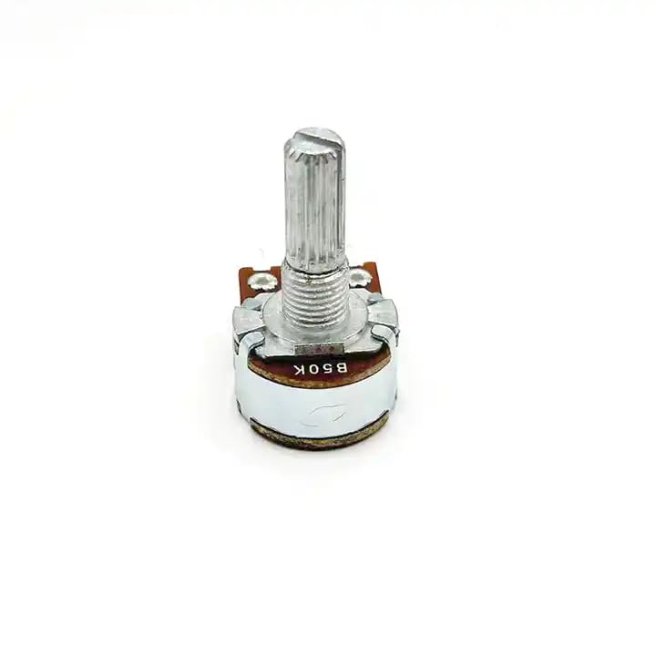 SP B50K Ohm Dual Linear Taper 6-Pin Rotary Potentiometers (Pack of 5) - Perfect for Audio Equipment, Guitar Pedals & DIY Electronics Projects